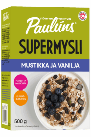 Paulúns Mustikka ja Vanilja mysli 500 g